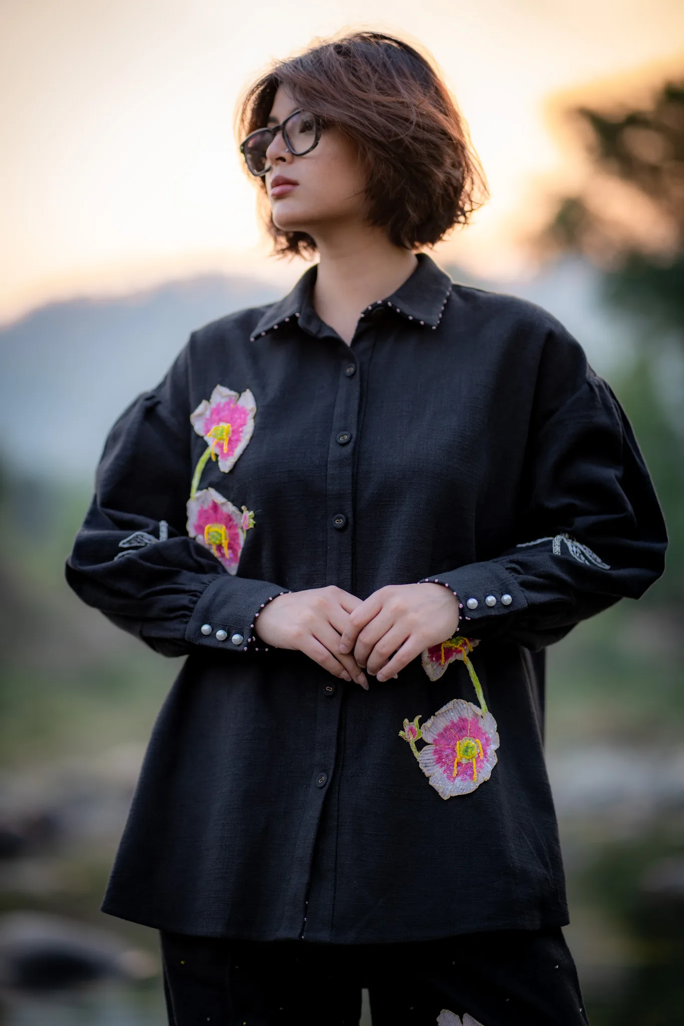 Himalayan Hemp Nightbloom Shirt