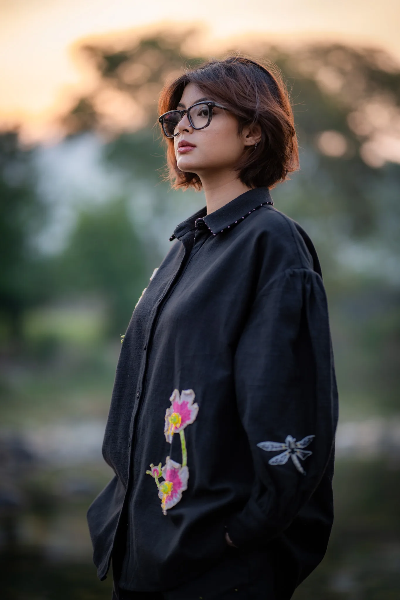 Himalayan Hemp Nightbloom Shirt - Image 2