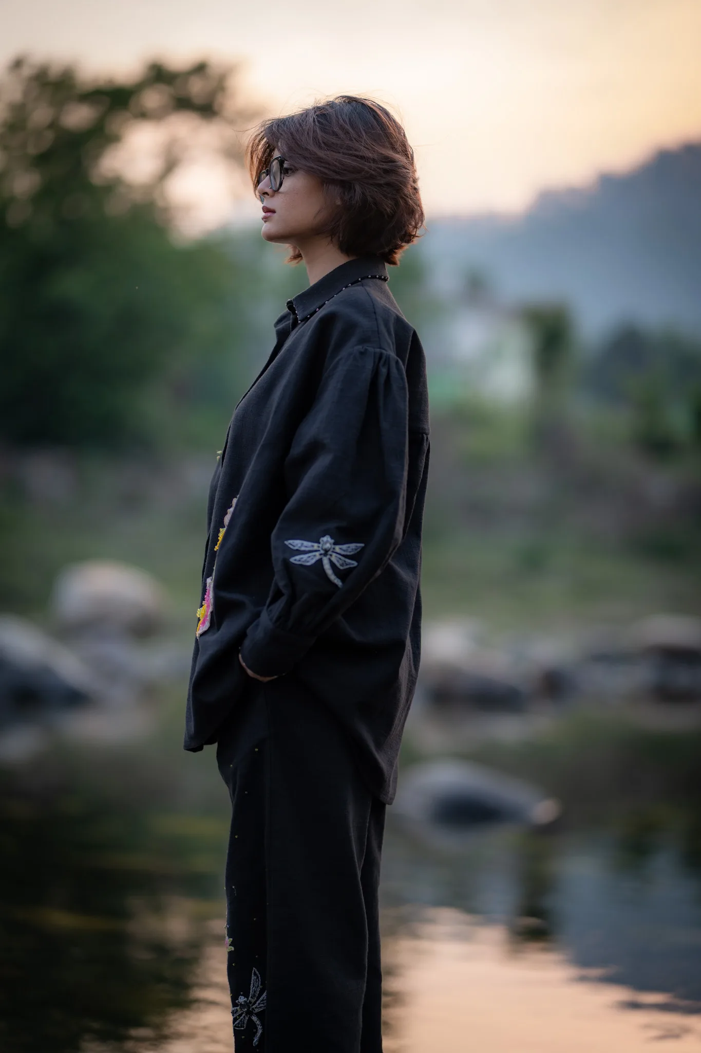 Himalayan Hemp Nightbloom Shirt - Image 3