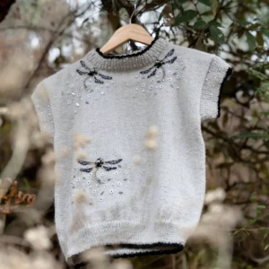 Moonlit Meadow Handcrafted sweater