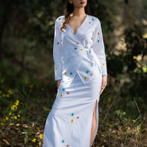 White Blossom Co-ord Set