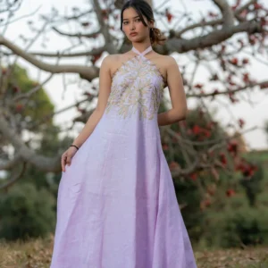 Wildleaf Halter Dress